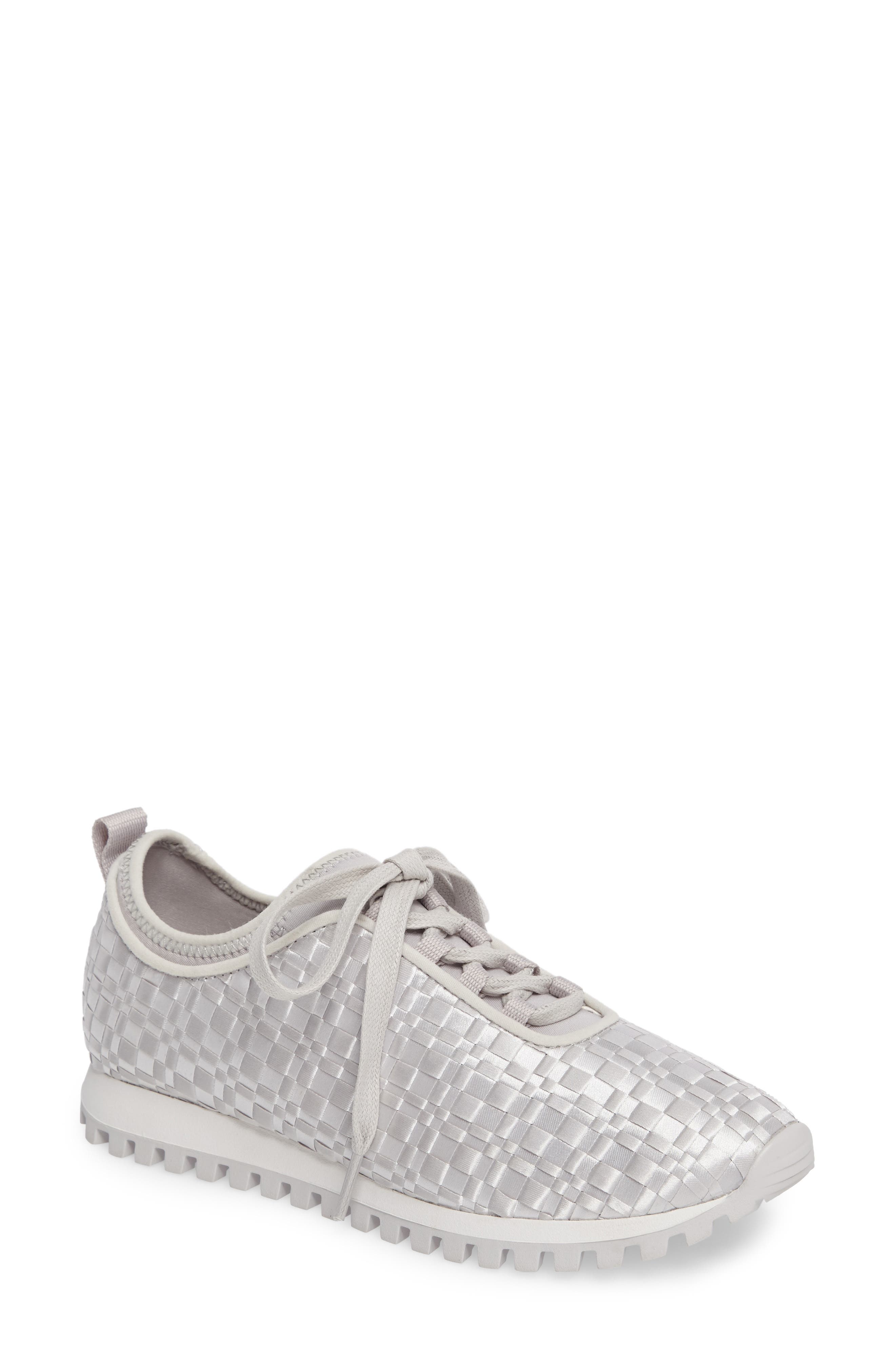 BCBG Lynn Sock Fit Woven Sneaker, Main, color, 