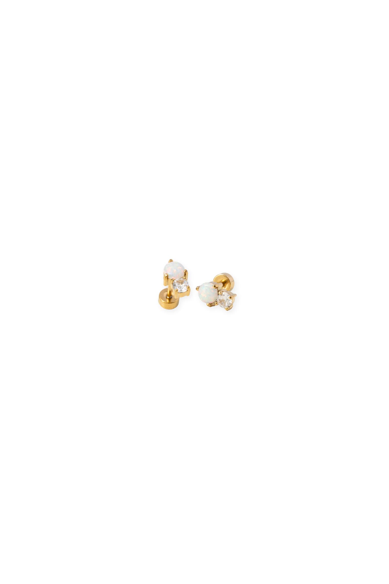 Pip Quantity Pip Pop Opal Dual Hypoallergenic Flatback Stud Earrings | Nordstrom