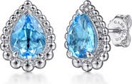 Gabriel & Co. Blue Topaz Stud Earrings