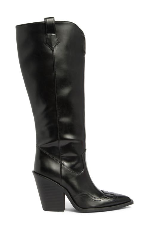 Abound Zahra Western Knee High Boot In Black