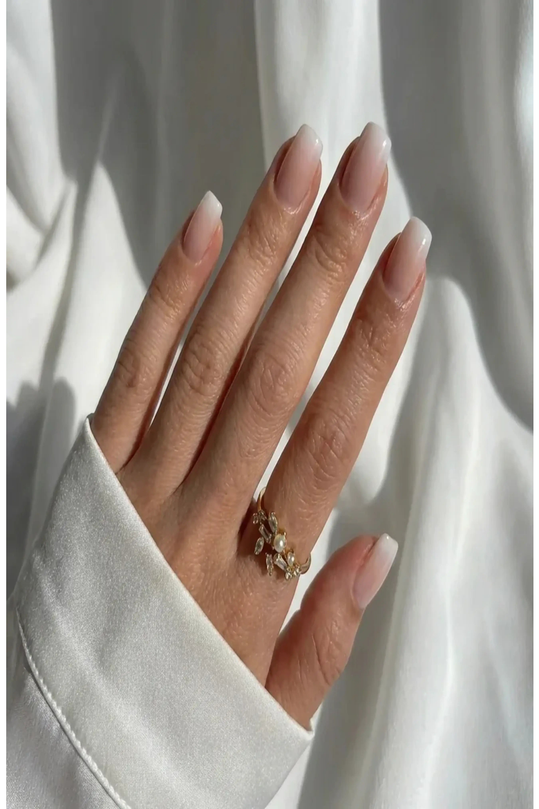 Vanilla Cream Square Press-On Nails, Alternate, color, Vanilla Cream