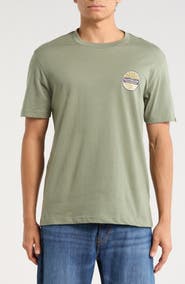 Quiksilver Brigade Logo Graphic T-Shirt