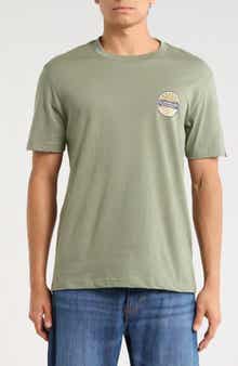 Quiksilver Brigade Logo Graphic T-Shirt