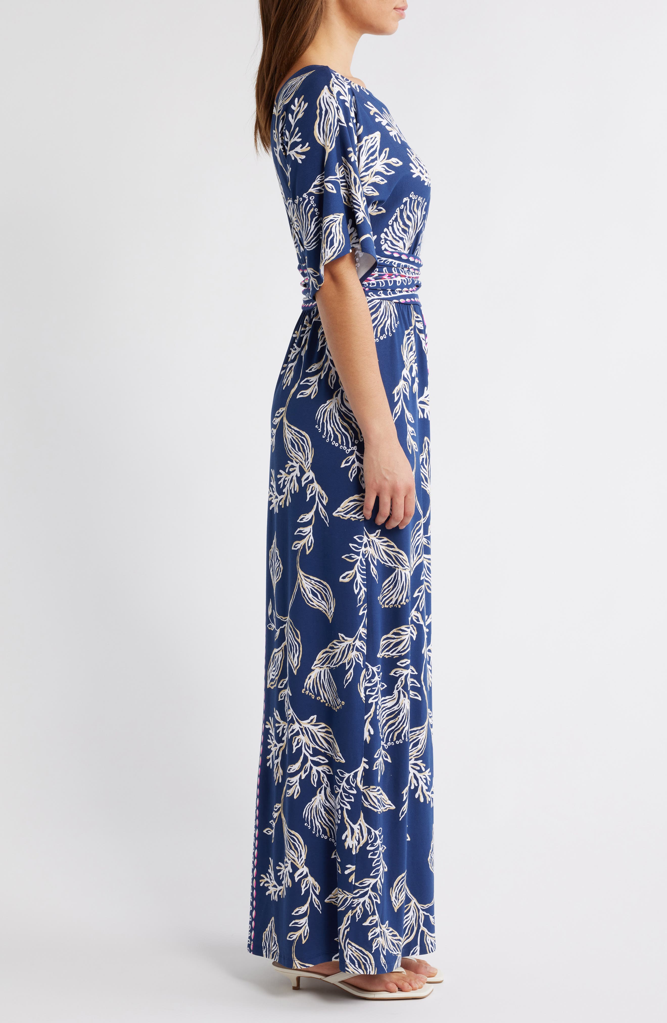 lilly pulitzer parigi boat neck maxi dress Parigi Boat Neck Maxi Dress (Women)