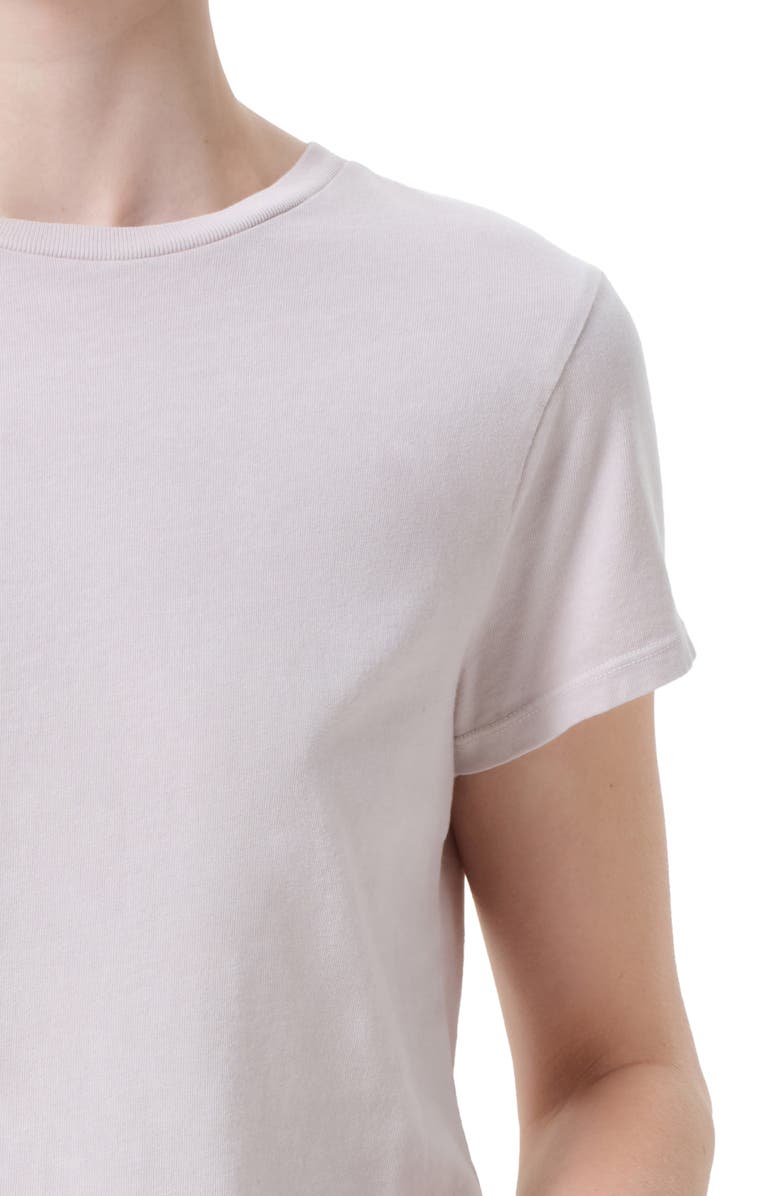 AGOLDE Adine Shrunken Supima<sup>®</sup> Cotton T-Shirt, Alternate, color, Rosewater Lilac