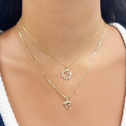 The Lovery Fine Jewelry Mini Gold Crab Charm In Gold