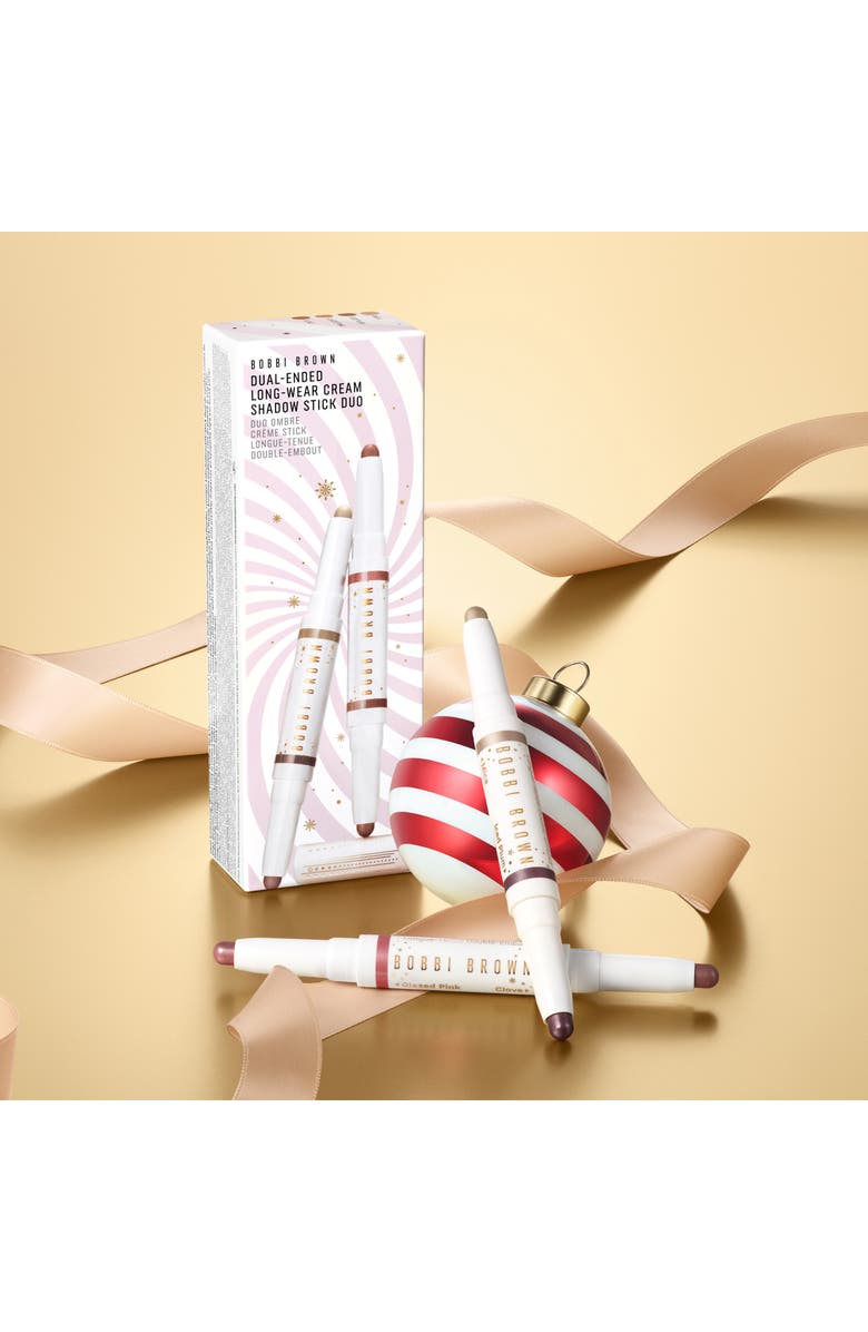 Bobbi Brown Dual-Ended Cream Eyeshadow Stick Duo (Limited Edition) $86 Value, Alternate, color, Glazedpink/Clove/Mica/Icedplum