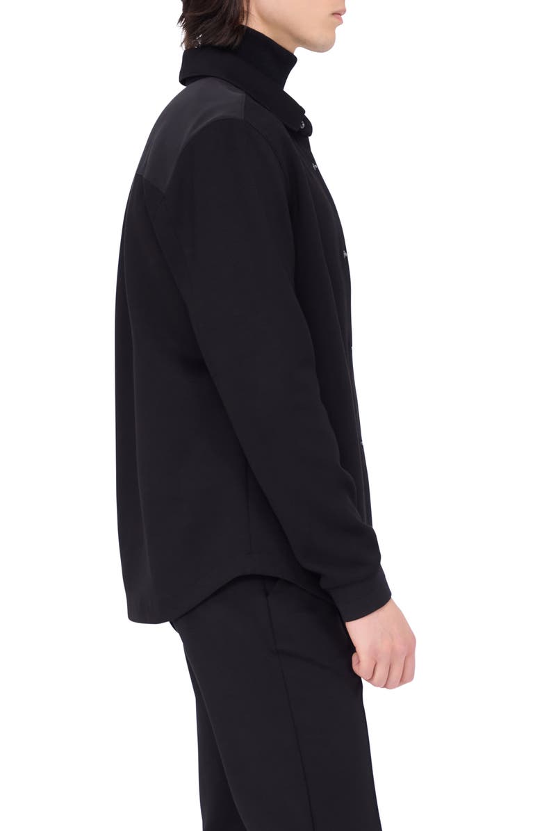 Bugatchi Knit Shirt Jacket, Alternate, color,