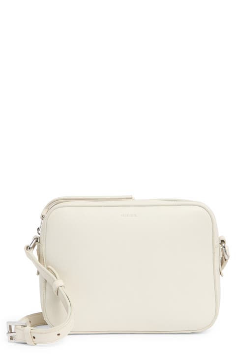 Captain Leather Square Crossbody Bag