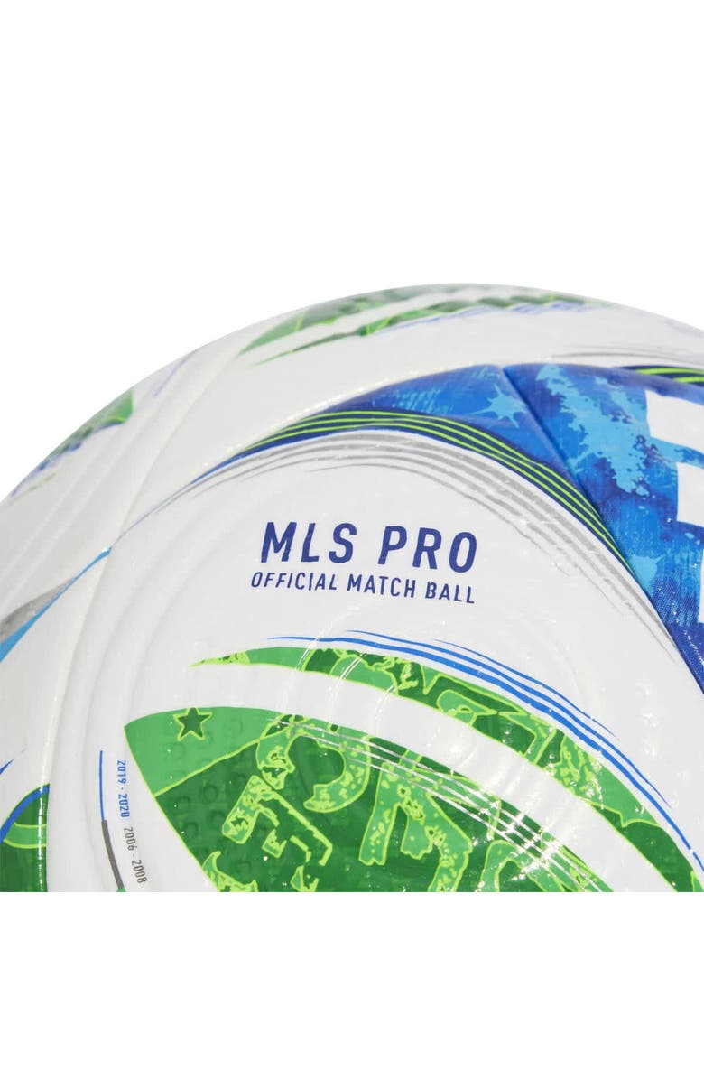 adidas White MLS 2025 Pro Soccer Ball, Alternate, color,