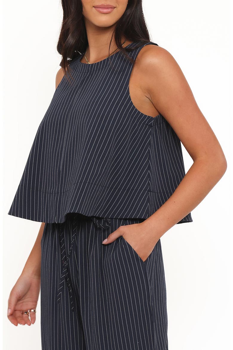 Enda Striped Top, Alternate, color, NAVY WHITE STRIPE