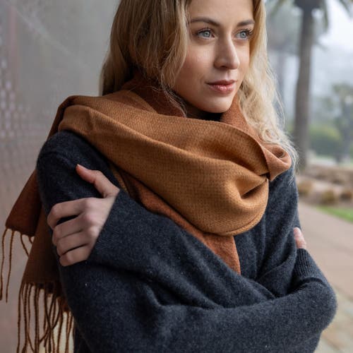 Youzey The Victoria Scarf In Brown