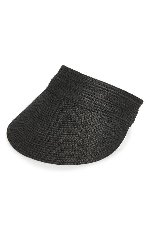 Adjustable Woven Straw Visor