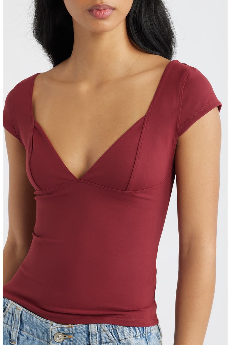 Duo Corset Top, Alternate, color, POMEGRANATE