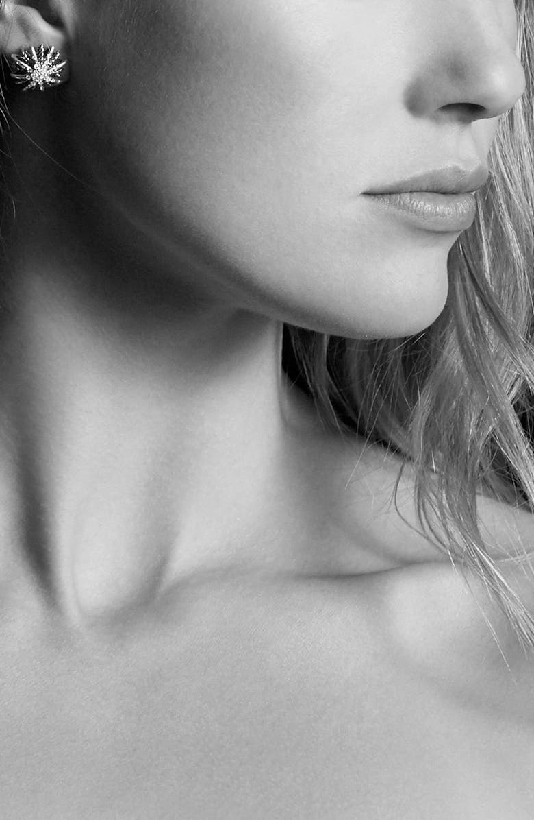 David Yurman Starburst Small Earrings with Diamonds, Alternate, color, 