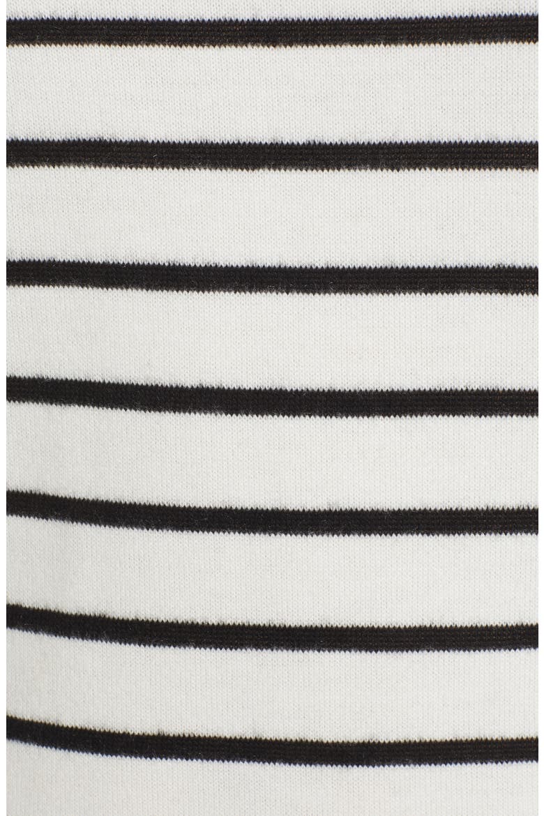 Cozy Stripe Top, Alternate, color, IVORY/ BLACK