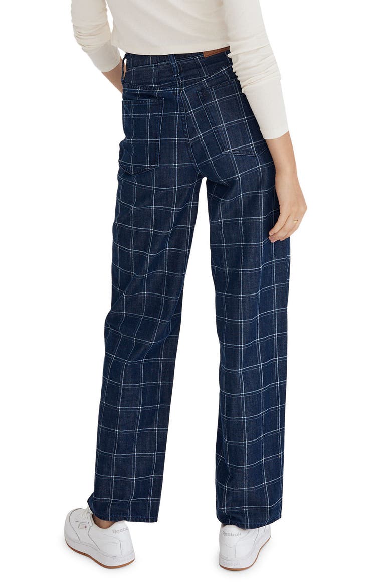 The Perfect Vintage Wide Leg Jeans, Alternate, color, CLEAN WINDOWPANE