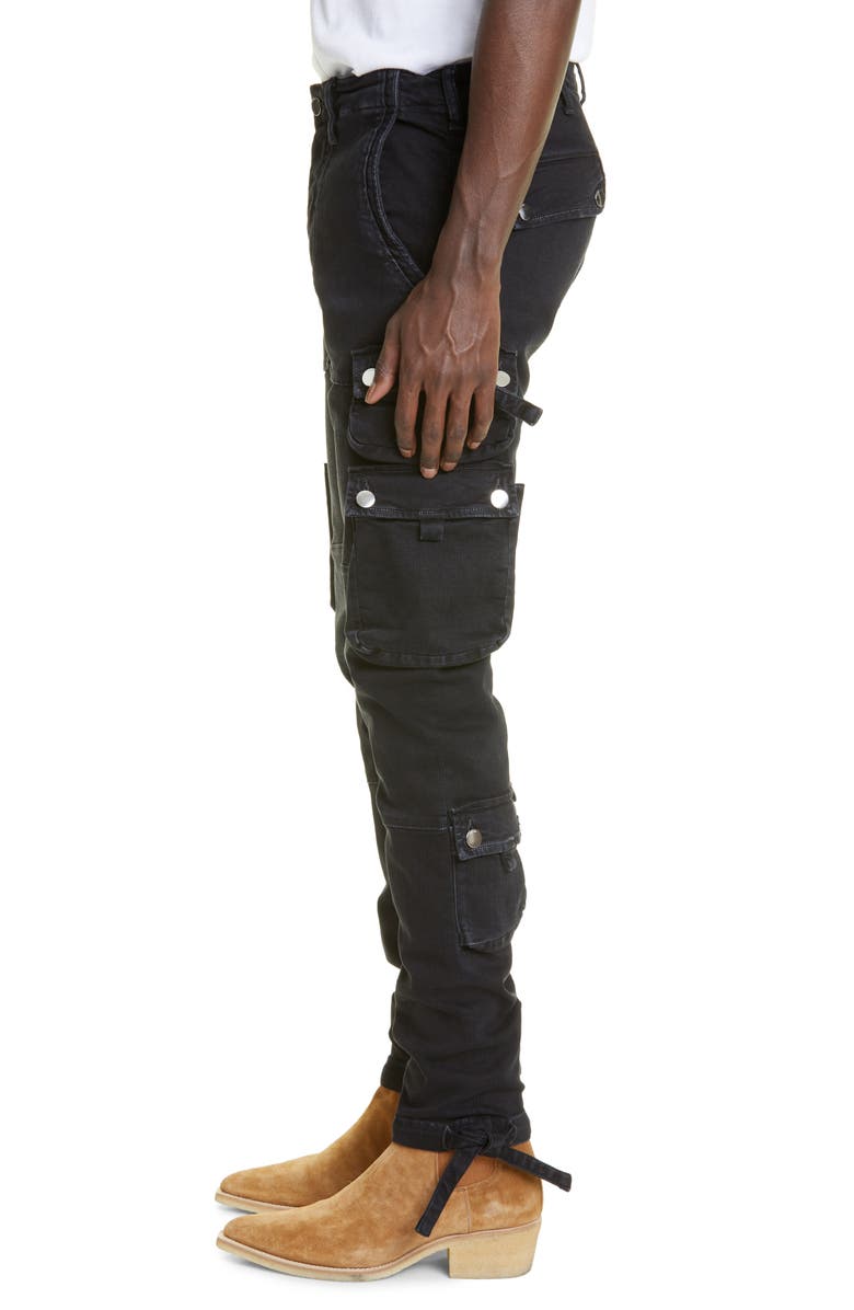 AMIRI Tactical Cargo Skinny Jeans, Alternate, color, 