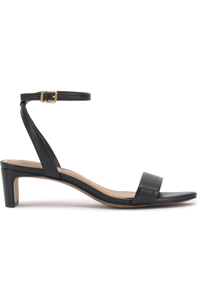 Vince Camuto Lilla Ankle Strap Sandal, Alternate, color, Black