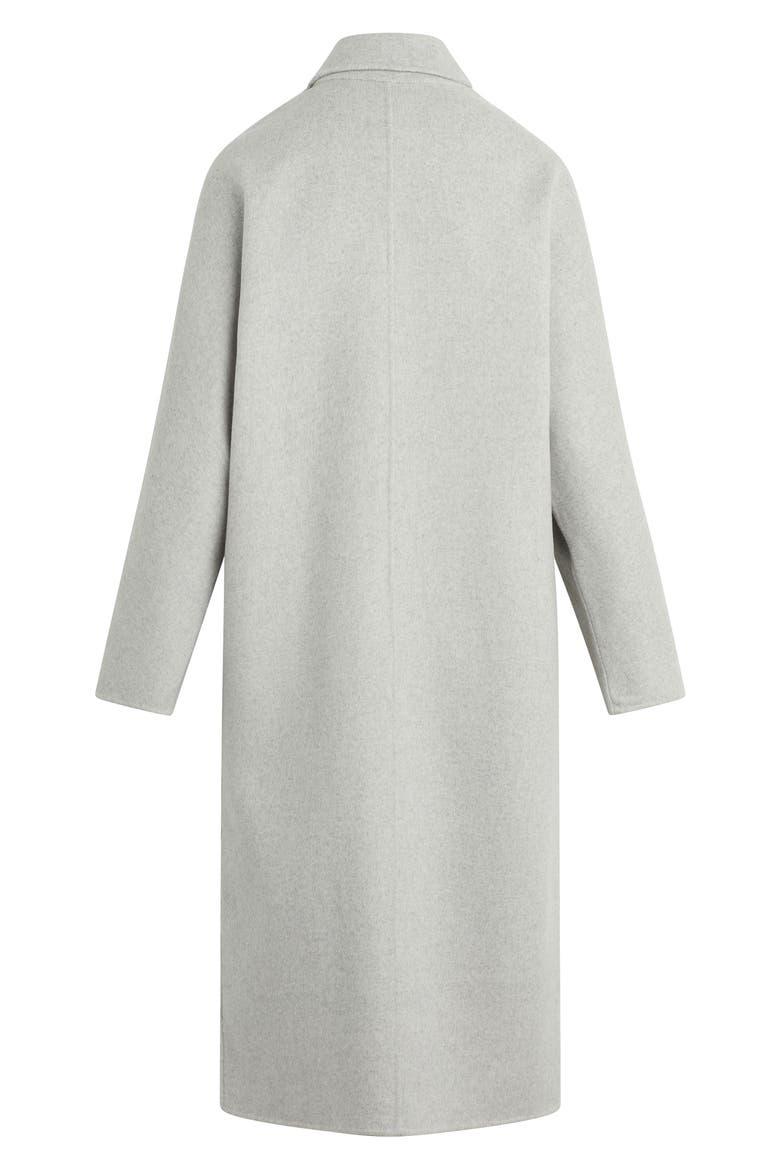 The Luca Wool Blend Double Breasted Coat, Alternate, color, LIGHT GRAY