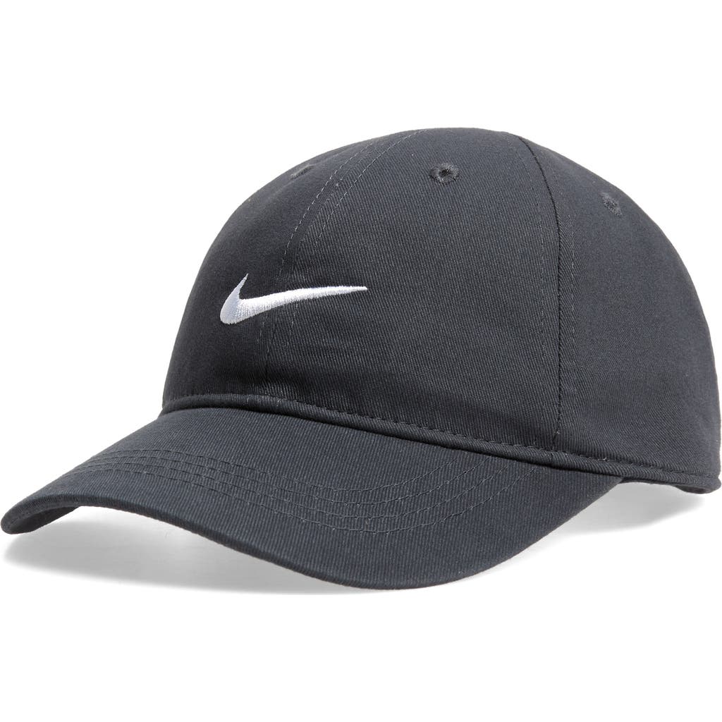 Nike Kids' Swoosh Ball Cap In Gray
