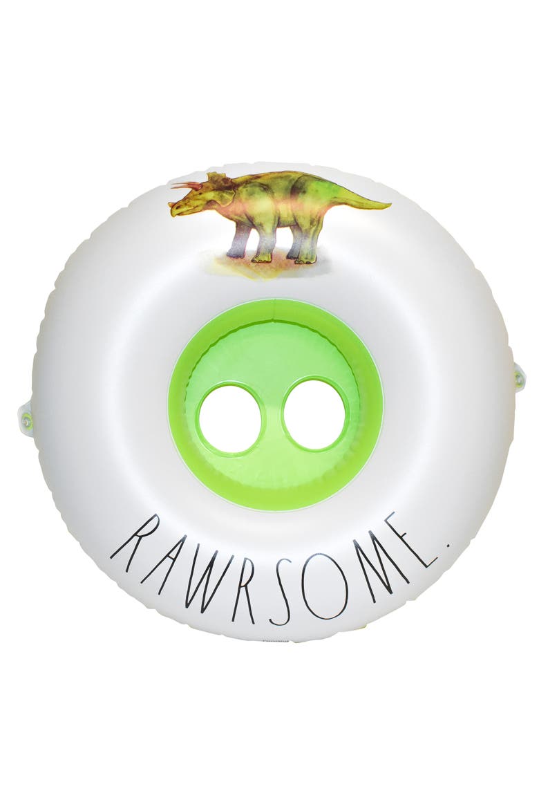 Toddler Float With Canopy Rawrsome, Alternate, color, White