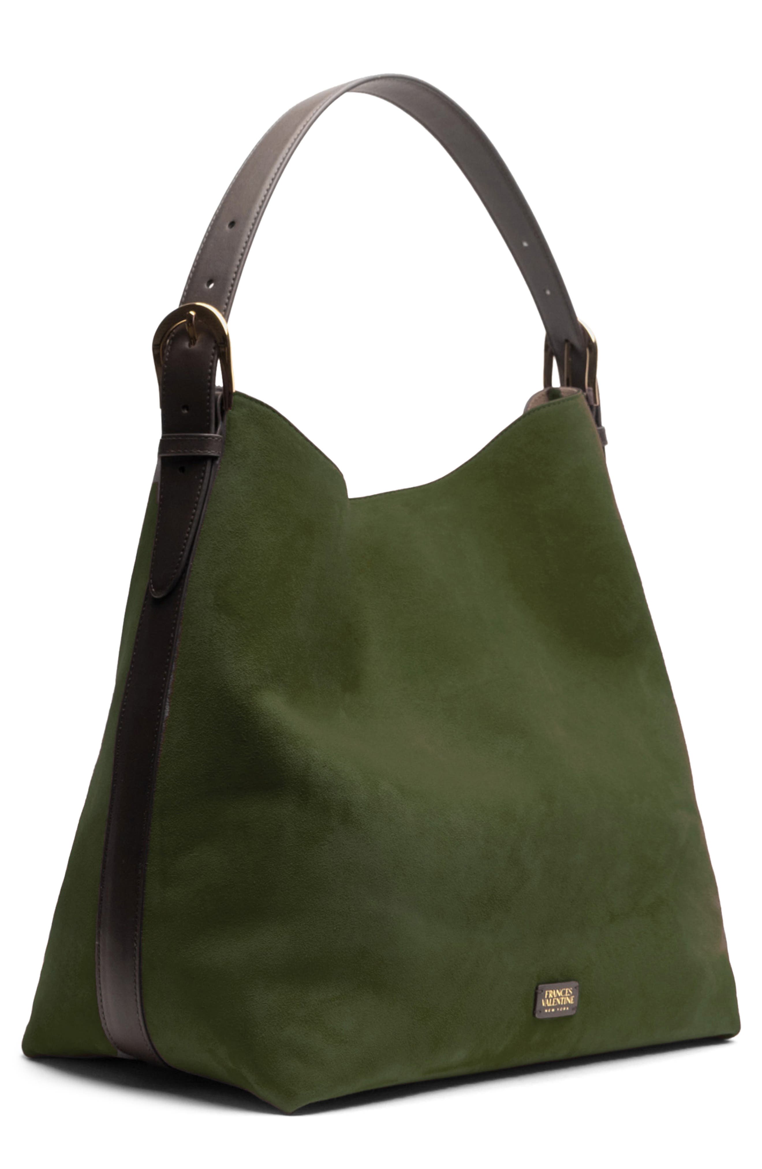 Hunter Hobo Shoulder Bag, Main, color, OLIVE
