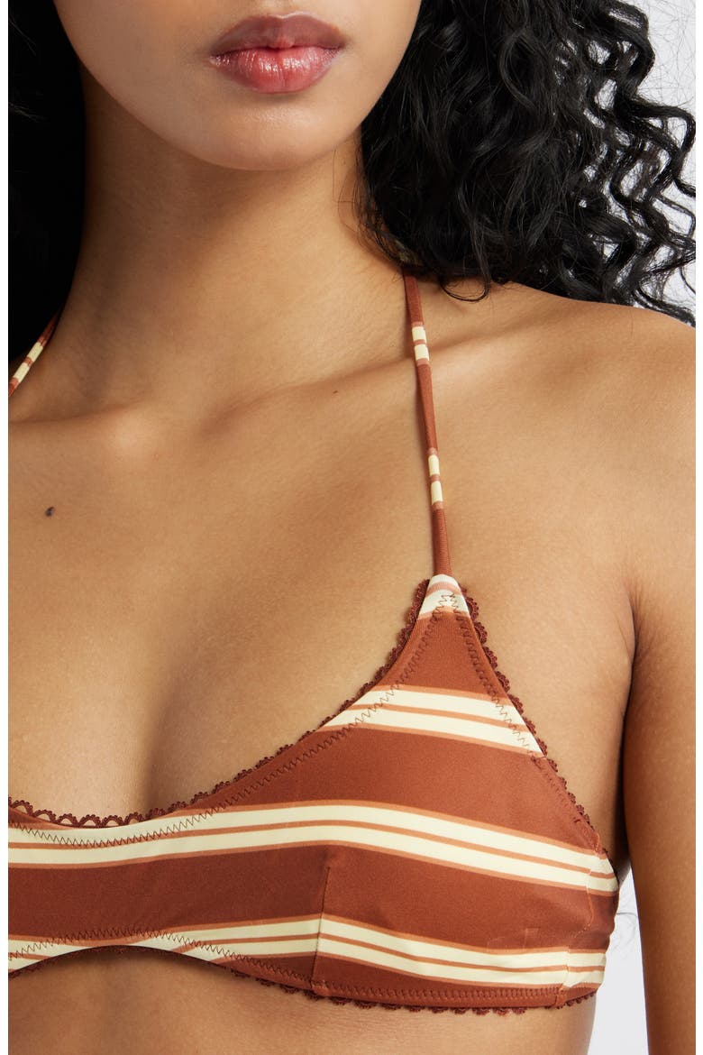 Trudi Reversible Bikini Top, Alternate, color, BROWN MULTI