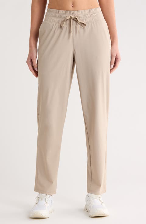 Tapered Straight Leg Pull-On Pants