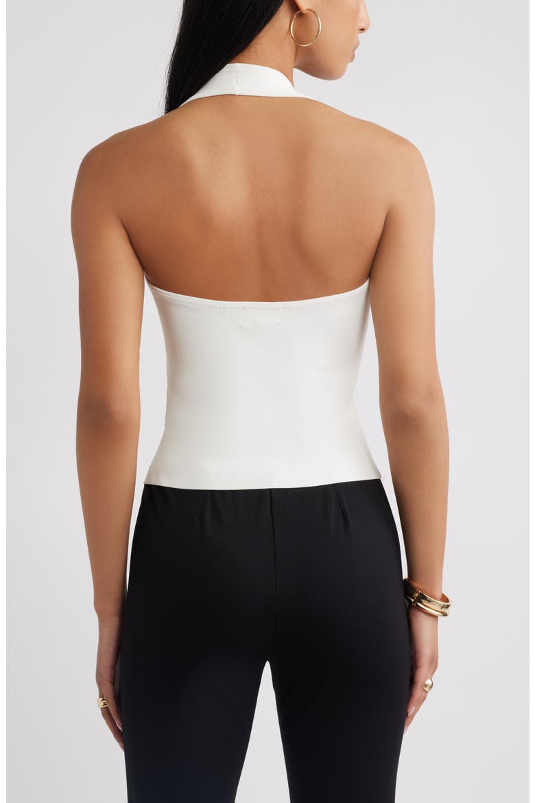 Halter Top, Alternate, color, IVORY