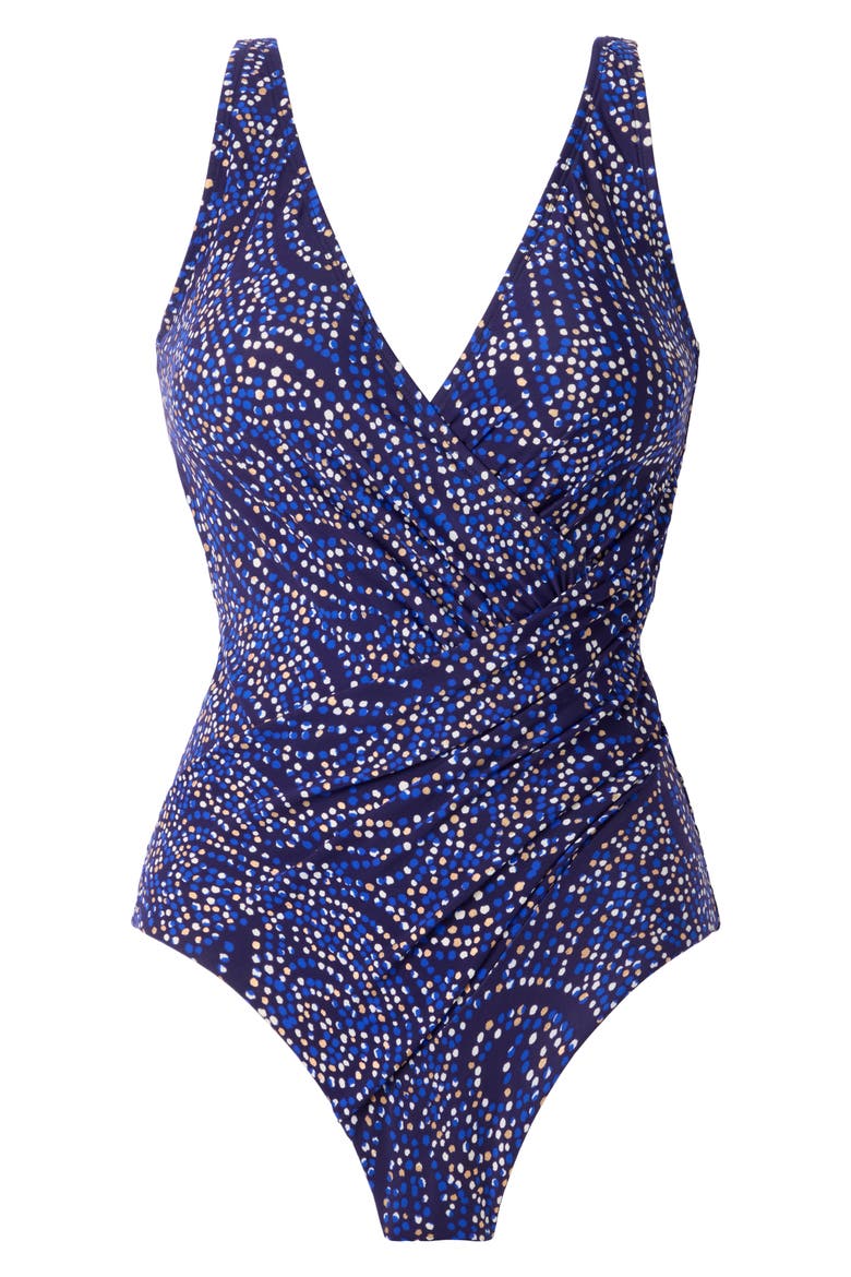 Spotlight Oceanus One-Piece Swimsuit, Alternate, color, PLUM MULTI