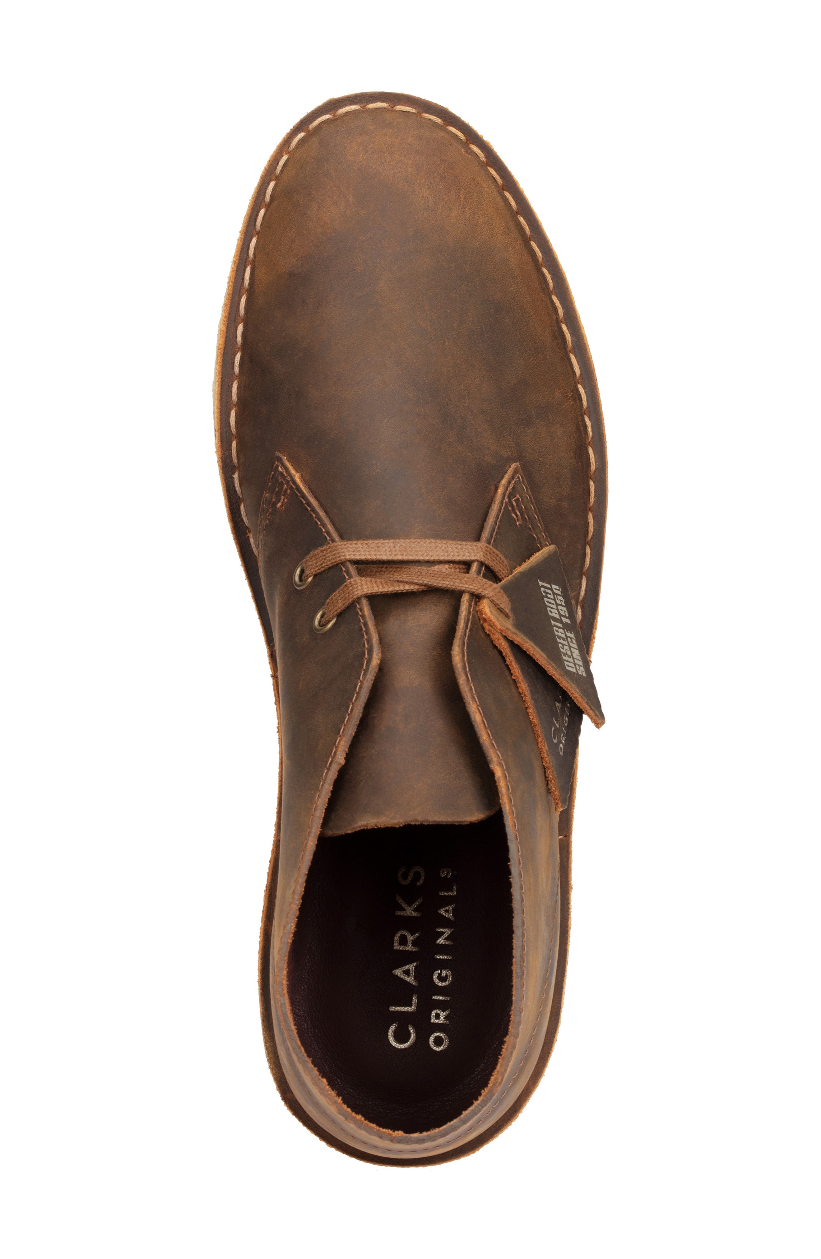 Clarks® Desert Chukka Boot, Alternate, color, BEESWAX