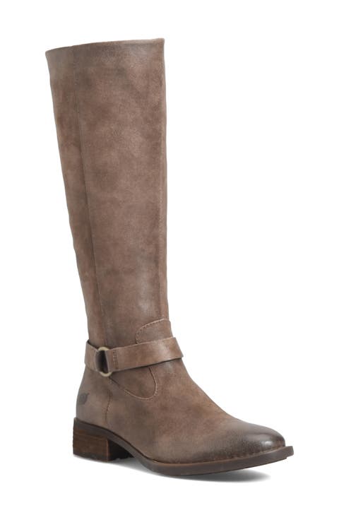 Saddler Leather Knee High Boot (Women) (Regular & Wide Calf)