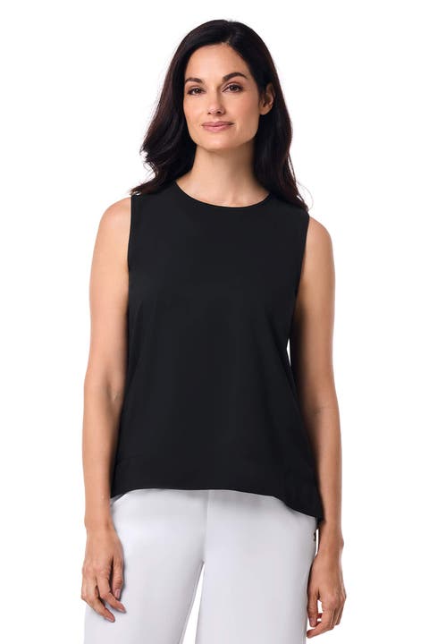 Women's Long Sleeve Top Tank - UPF 50+ Sun Protection - St. Tropez