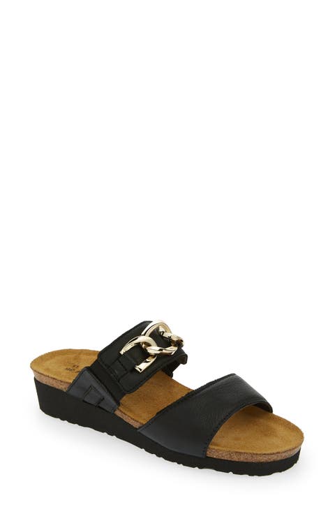 Victoria Wedge Slide Sandal (Women)