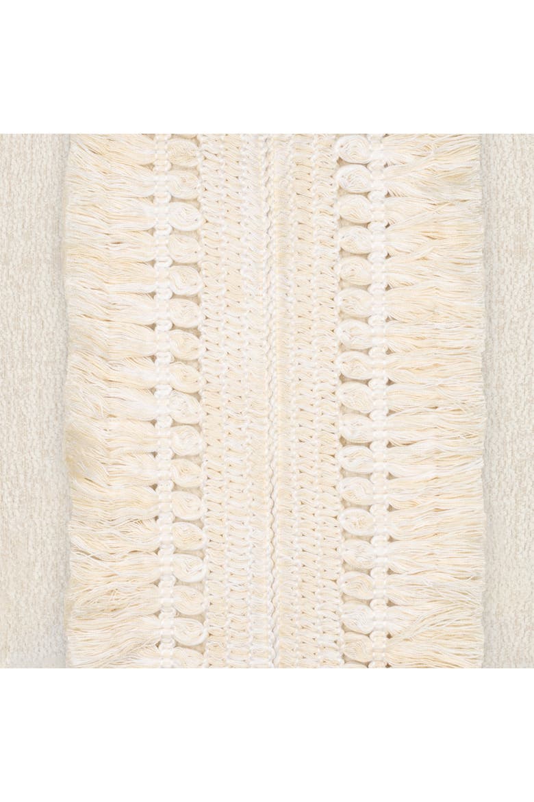 Column Indoor & Outdoor Woven Accent Pillow, Alternate, color, Crema