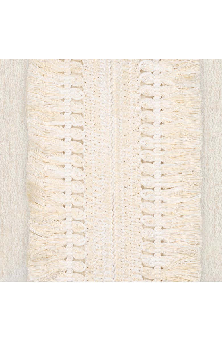 Elaine Smith Column Indoor & Outdoor Woven Accent Pillow, Alternate, color, Crema