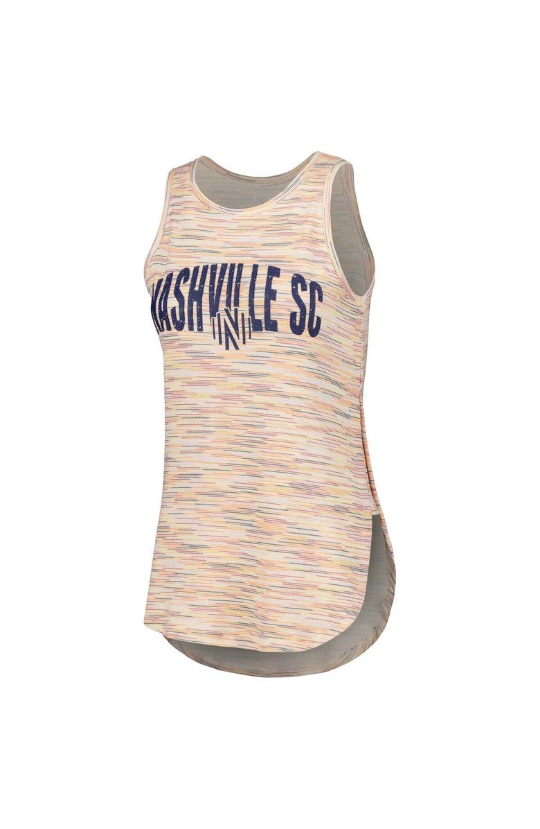CONCEPTS SPORT Women's Concepts Sport White Nashville SC Sunray Tank Top, Alternate, color, 