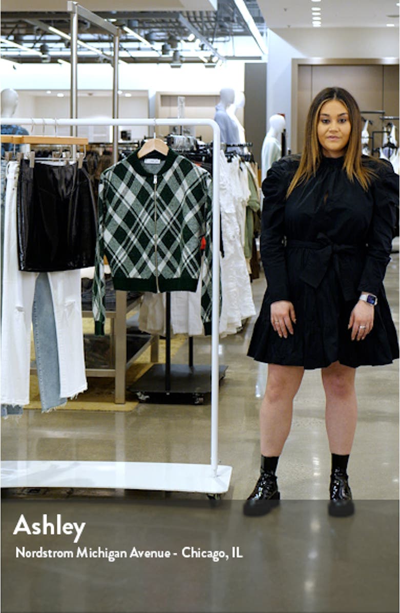 Check Zip-Up Cardigan, sales video thumbnail