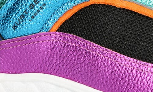 Kurt Geiger Women's Kensington Low Top Sneakers In Open Grey/pink Multi