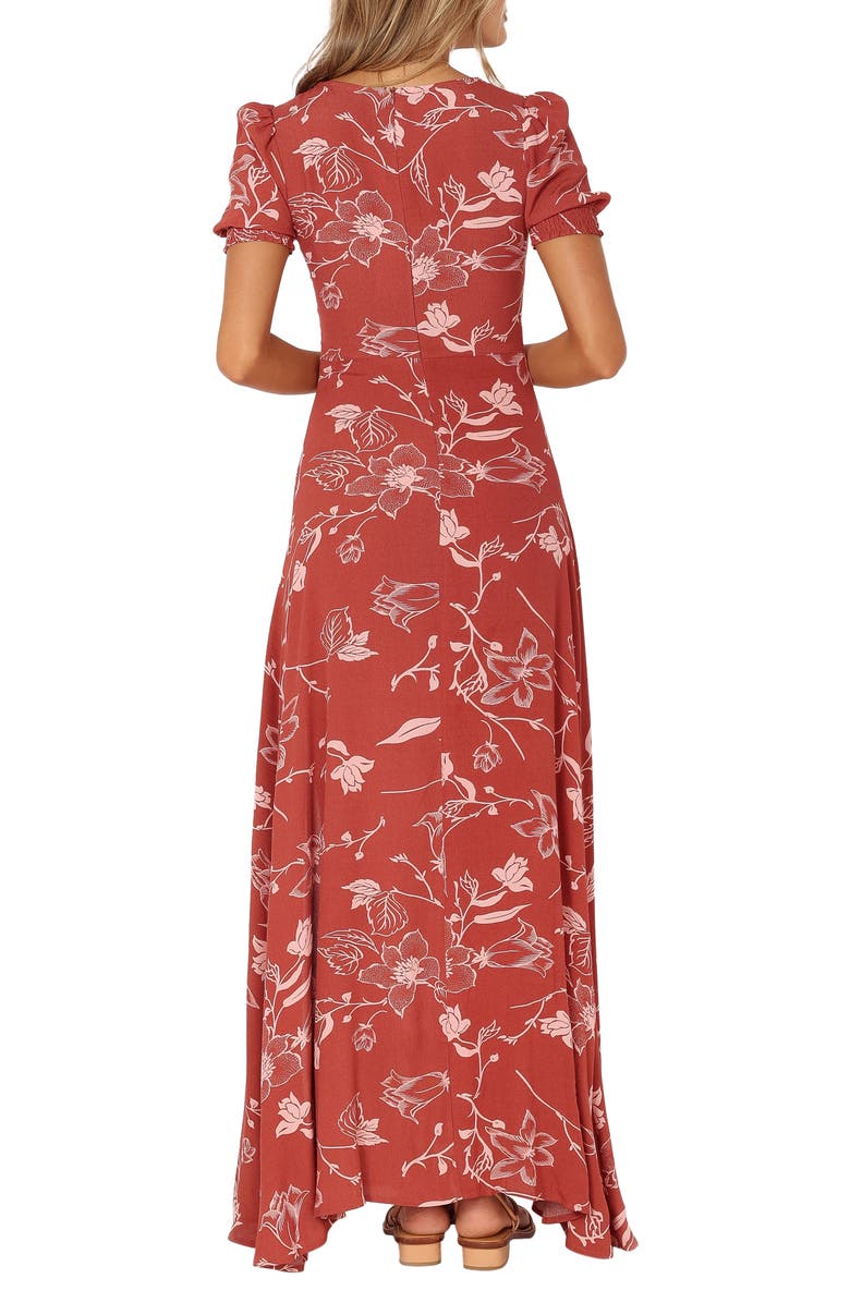 Franklin Floral Puff Sleeve Maxi Dress
