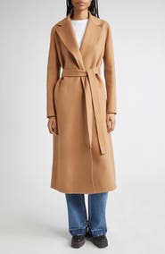 Stella McCartney Belted Double Face Wool Wrap Coat