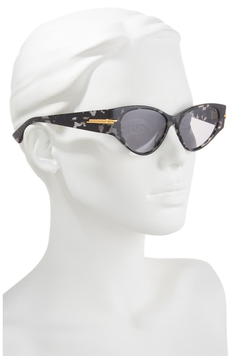 55mm Cat Eye Sunglasses, Alternate, color, HAVANA HAVANA GREY