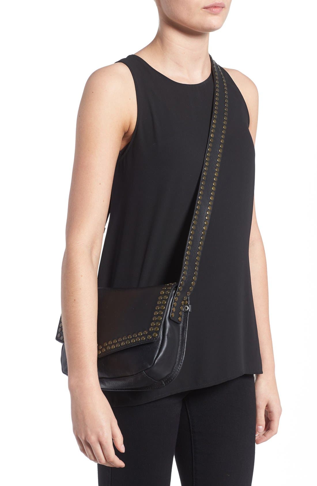 Treasure & Bond Treasure&Bond Studded Leather Crossbody Bag, Alternate, color, 