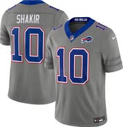 Nike Men's Nike Khalil Shakir Gray Buffalo Bills Nickel City Vapor F.U.S.E. Stitched Limited Jersey