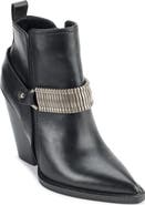 DKNY Tizz Block Western Ankle Boot