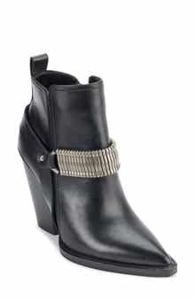 DKNY Tizz Block Western Ankle Boot