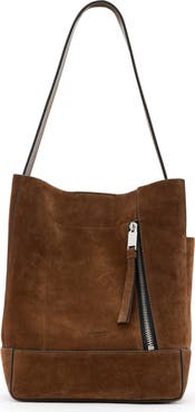 AllSaints Alba Leather Hobo Bag