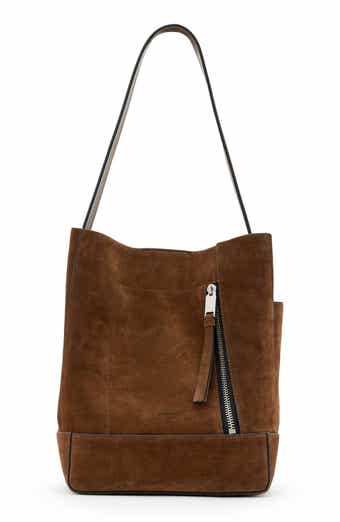 AllSaints Alba Leather Hobo Bag