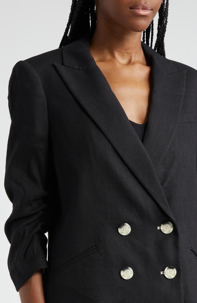 Veronica Beard Kiernan Linen Blend Dickey Jacket, Alternate, color,